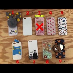 iPhone 5s/6 cases! PLEASE READ DESCRIPTION BELOW!
